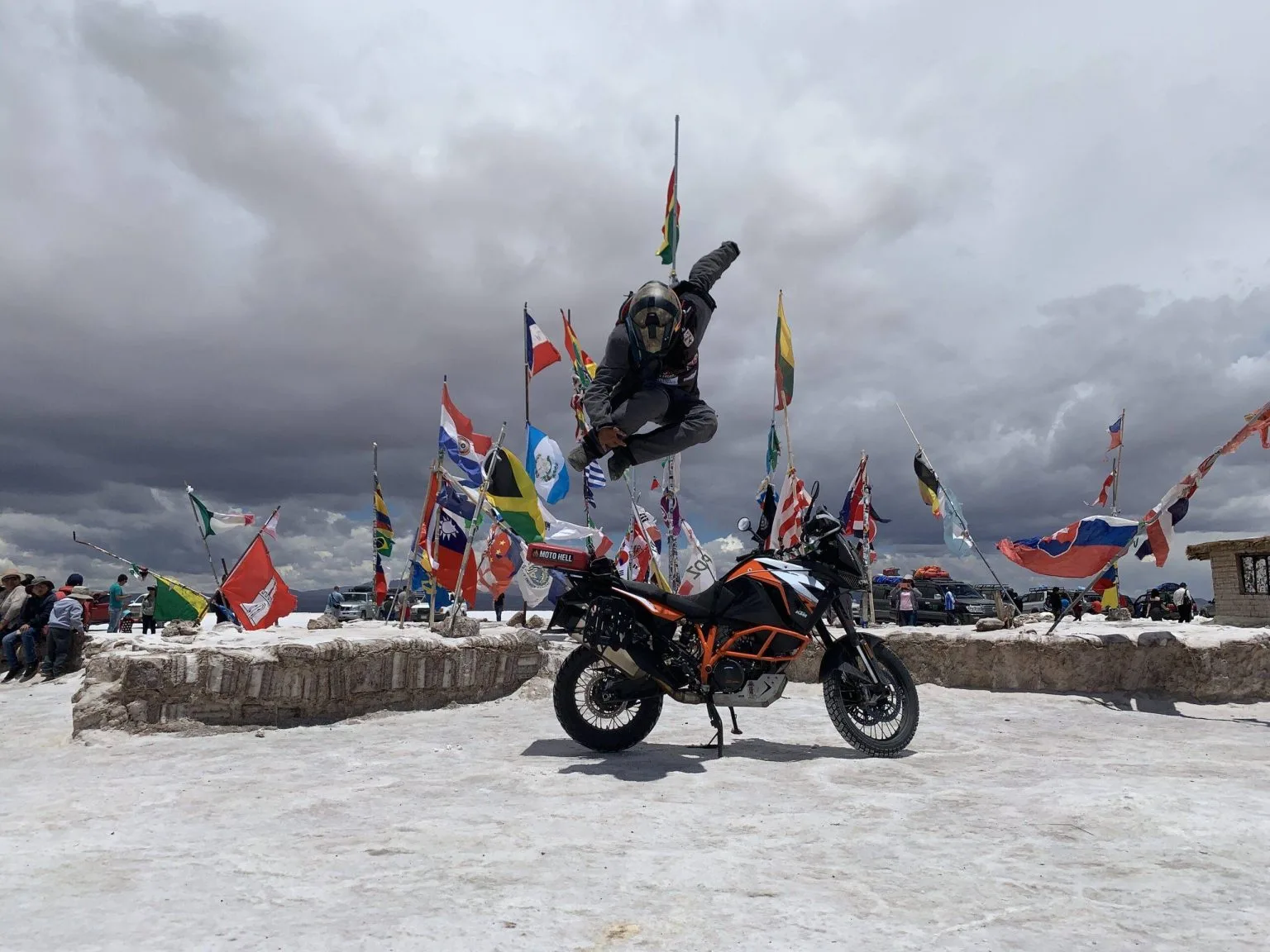Ecuador Bike Rental team planning a custom motorcycle tour
